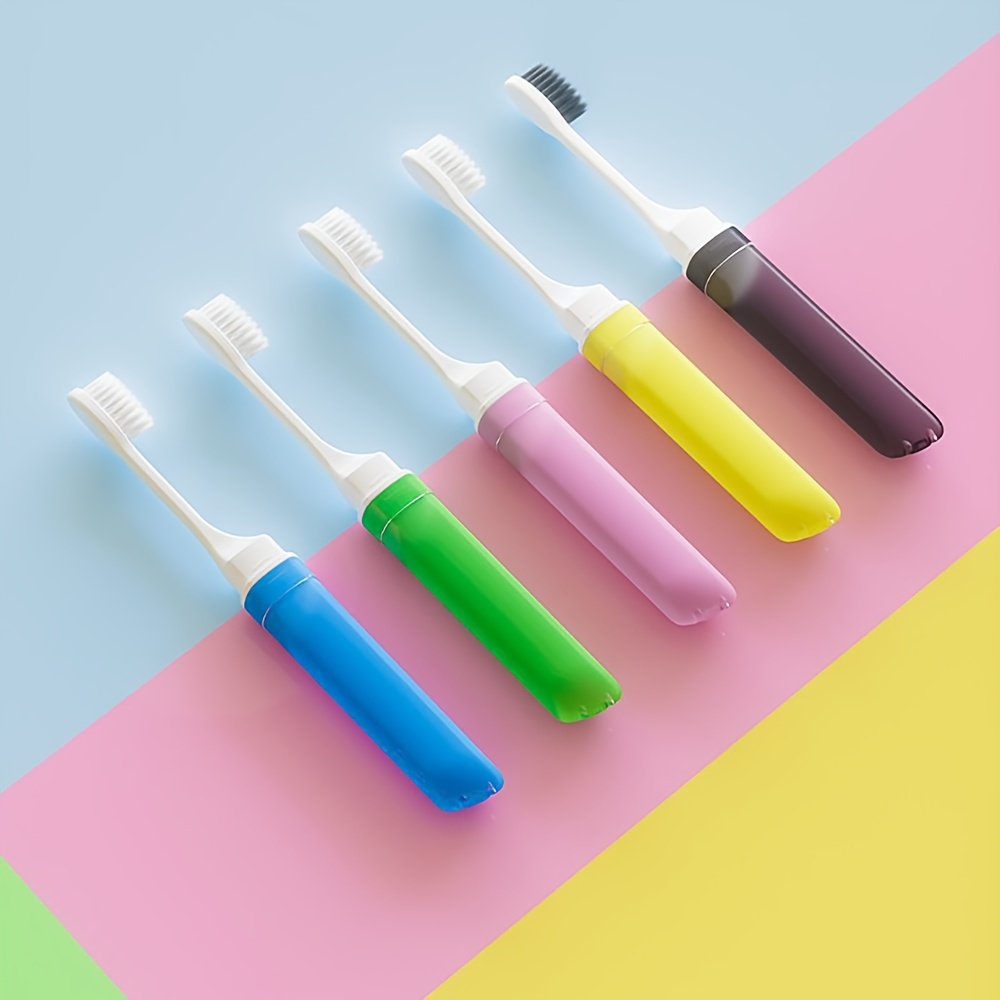Il Set di spazzolini da denti pieghevole portatile può contenere dentifricio  da viaggio campeggio escursionismo spazzolino da denti strumenti per la  pulizia orale accessori per spazzolini da denti