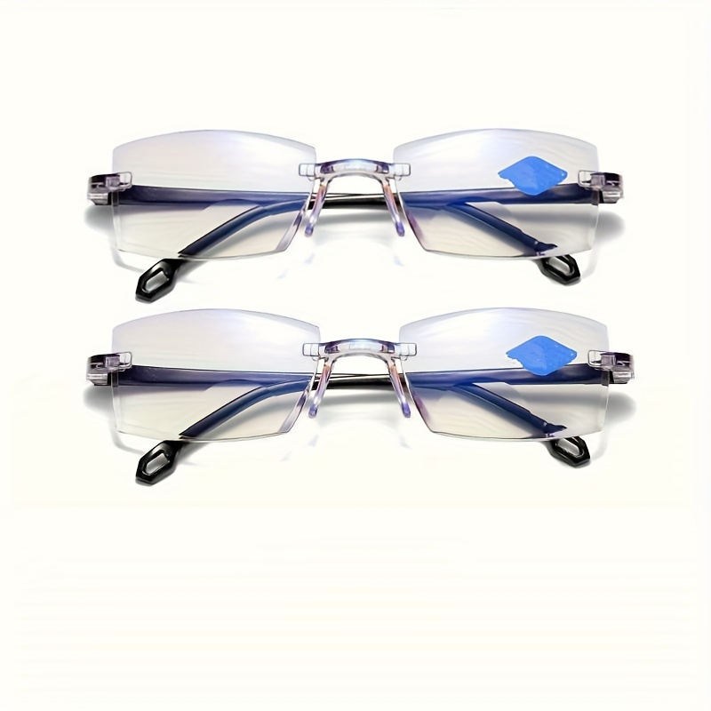 Gafas de lectura para hombre y mujer, lentes de cristal