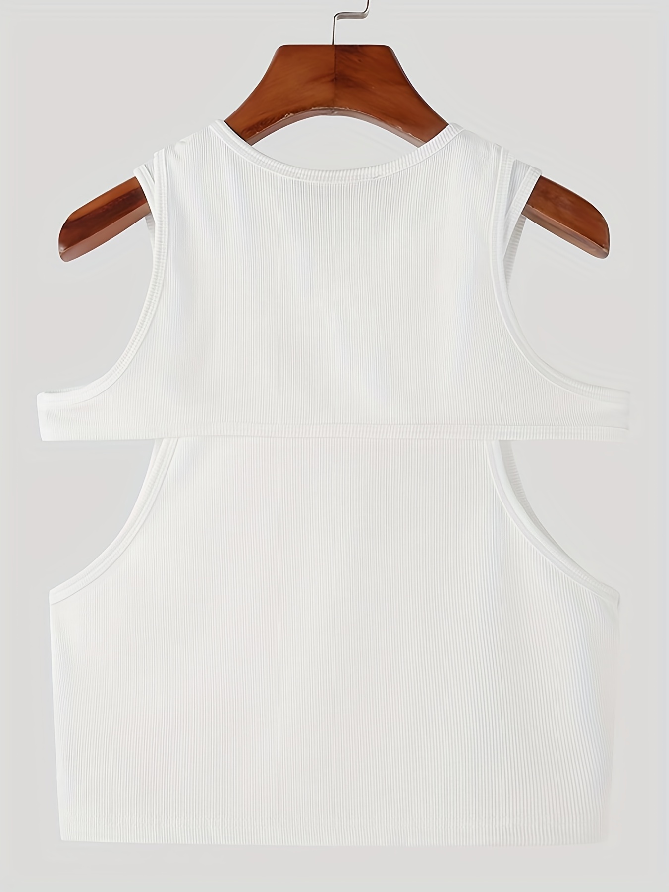 Mens Sexy Hollow Out Slim and Minimalist Tank Top Ling Sleeve Shirt, White,  Medium : : Clothing, Shoes & Accessories