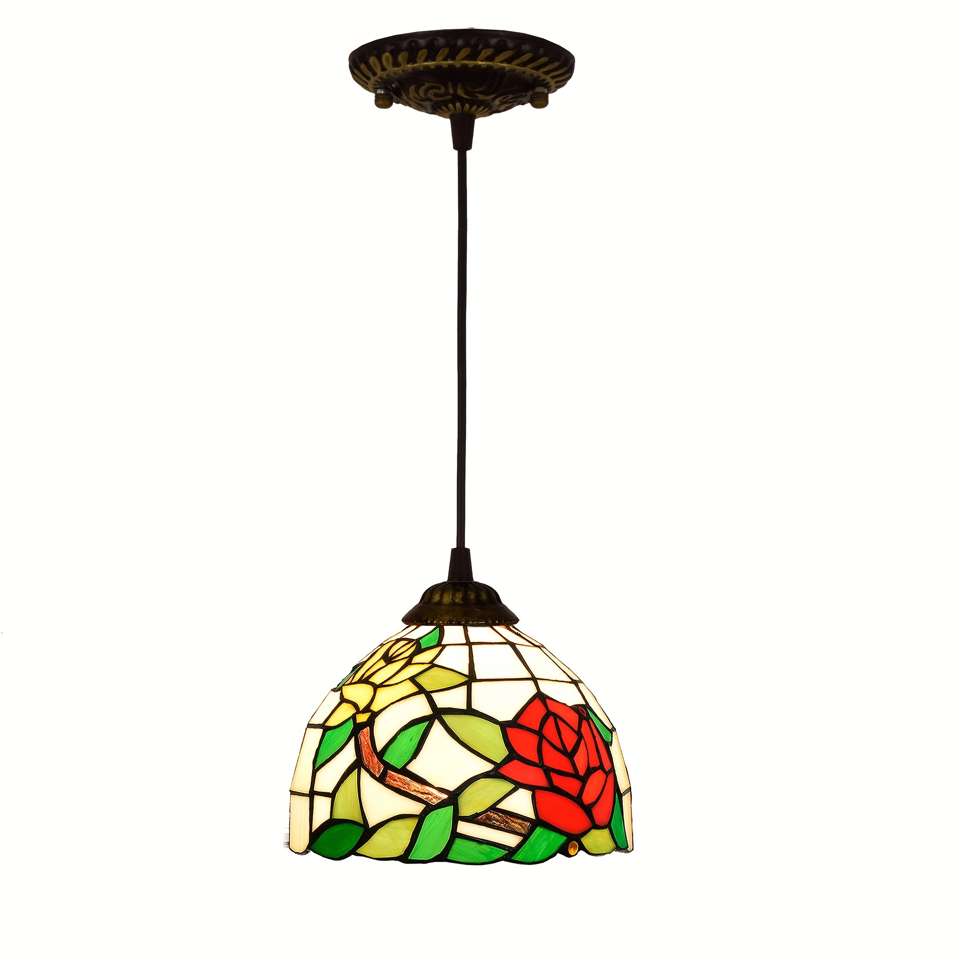 40cm 50cm Classic populaire Sunflower jardin plafonnier lampe Tiffany taché  Lampe de couloir du café-bar du restaurant à chambre vitrée - Chine  Plafonnier extérieur LED galvanisé à chaud DIP, lampe de pelouse