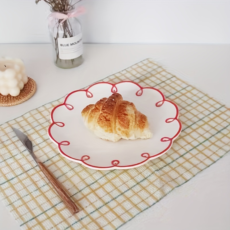 Holiday Floral Stoneware Baking Dish