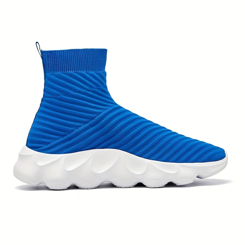 Blue sales sock trainers