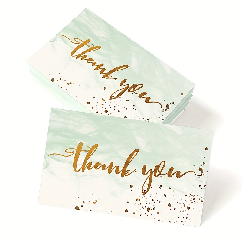 50pcs thank you cards thank you notes small business wedding gift cards christmas graduation baby shower 3