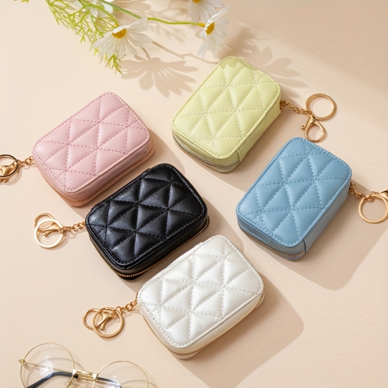 Nylon Cosmetic Bag Mini Lipstick Key Organizer Towel - Temu