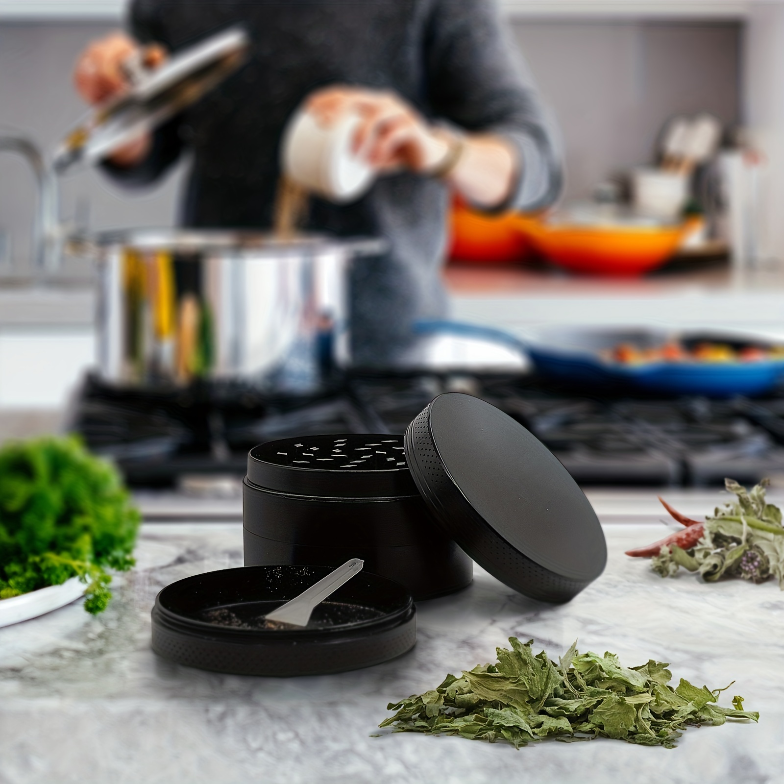 Large Grinder Perfect for Chefs 7 Colors