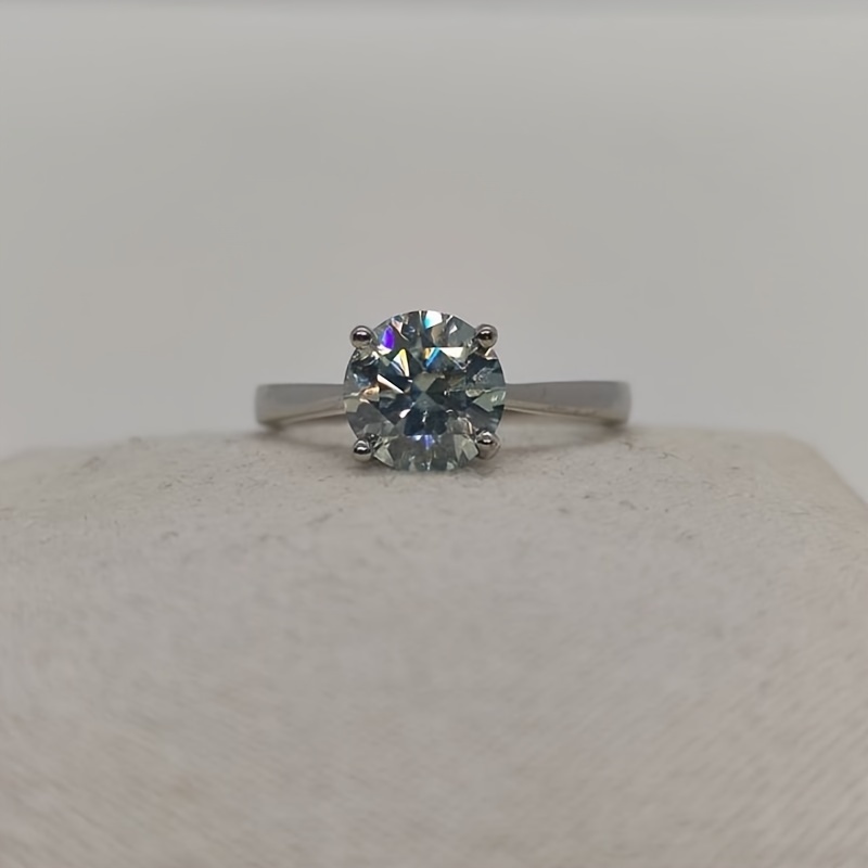 Pierre Moissanite 2.86 Carats - Couleur Bleu-vert - Pureté VVS1 - Taille Carrée 8x8mm - Certifiée