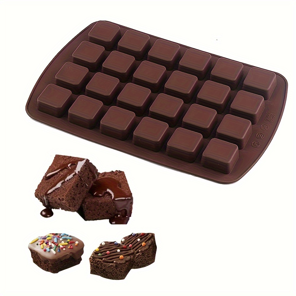 Wilton Bite-Size Brownie Squares 24-Cavity Silicone Mold