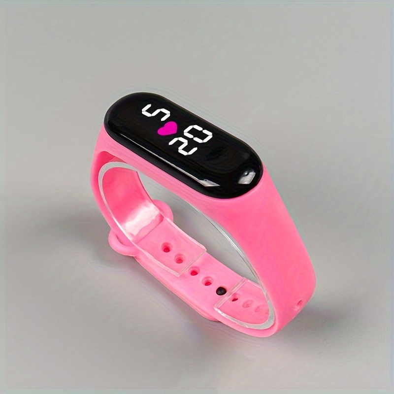 Rubber led 2024 sports wrist watch