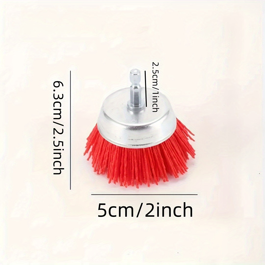 1pc Electric Drill Cleaning Brush Head, Plastic Electric Drill