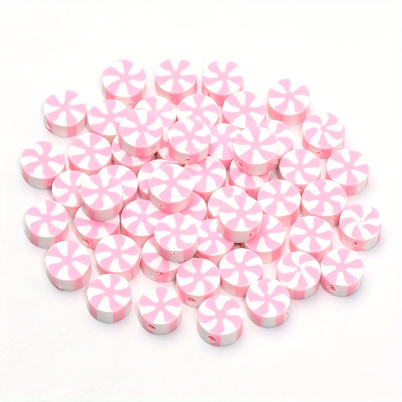 50pcs Cute Candies 9mm Soft Clay Beads Used For DIY Jewelry Making  Necklaces, Pendants, Bracelets, Toy Material, DIY Supplies