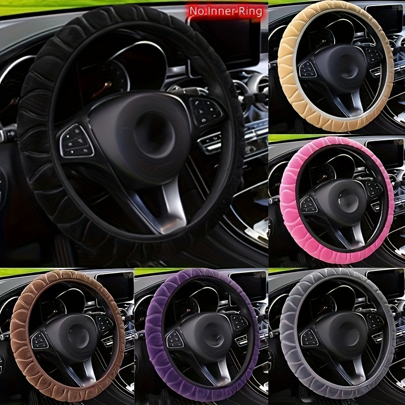 Starry Sky Car Steering Wheel Cover Fashion Universal No Inner Ring Elastic  Band Elastic Washable Cloth Handle Cover - Temu