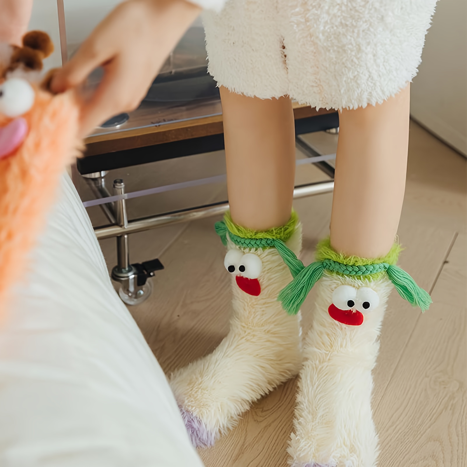 4 pares de calcetines novedosos de peluquería para regalos de Navidad,  divertidos calcetines de ocupación para adultos, regalos para mujeres y  hombres