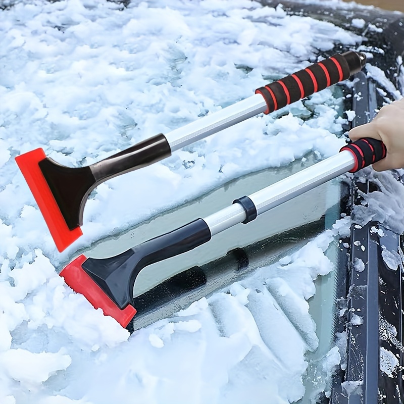 1pc Mini Short Handle Car Snow Shovel Stainless Steel Car Snow