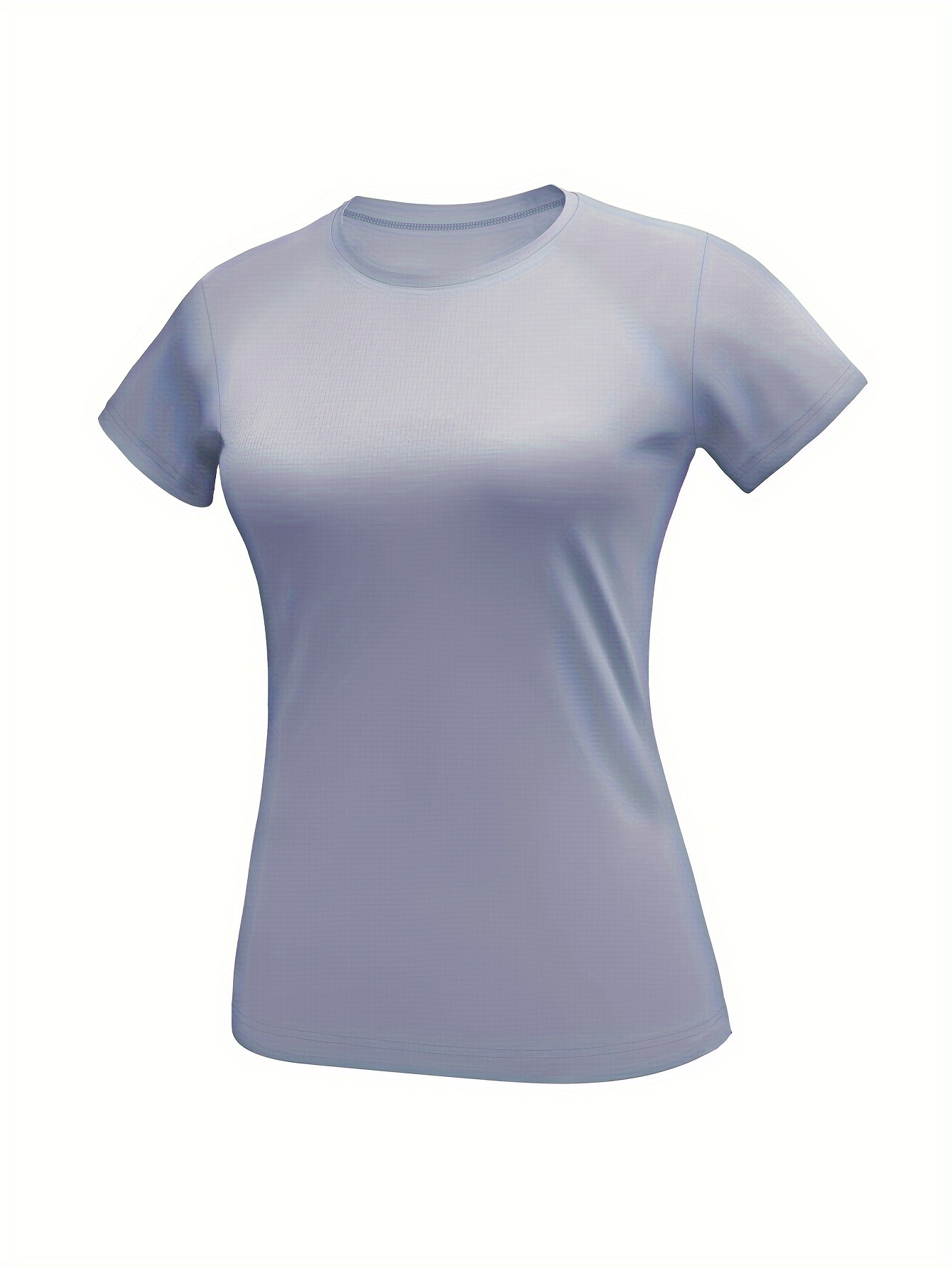 Camiseta *** De Manga Larga Con Cuello Redondo De Secado Rápido, Camiseta  Deportiva Para Correr, Yoga, Ropa Deportiva Para Mujer