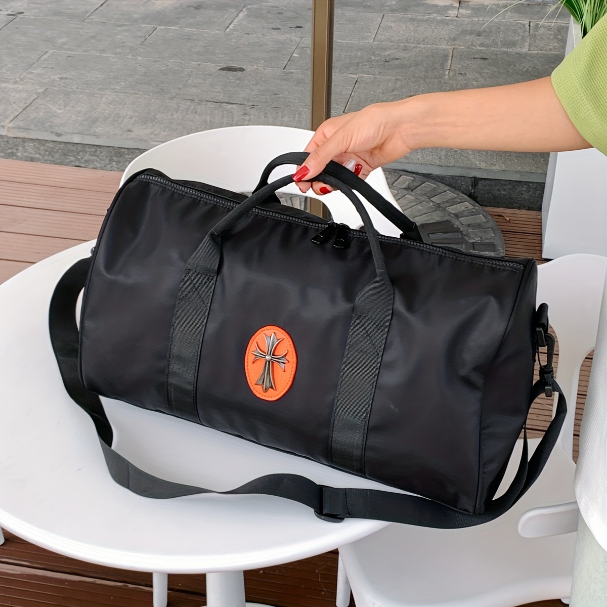 Large Capacity Weekender Duffle Bag, Nylon Lightweight Luggage Bag  Independent Shoe Warehouse, Niche Travel Gym Bag - Temu