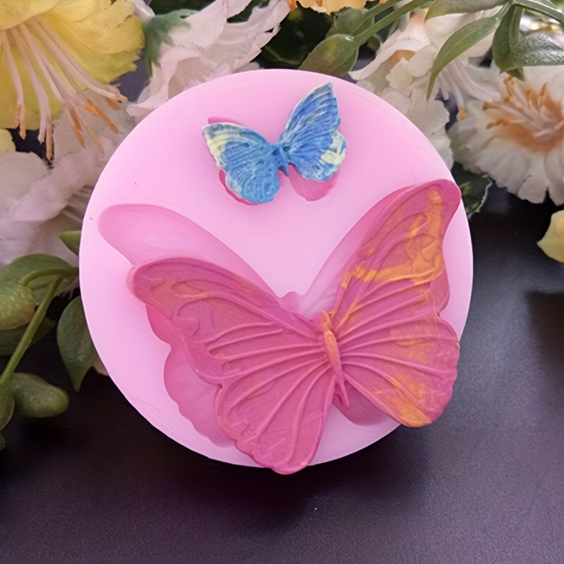 Candy Lace Butterfly Shaped Cake Decoration Silicone Mold - Temu