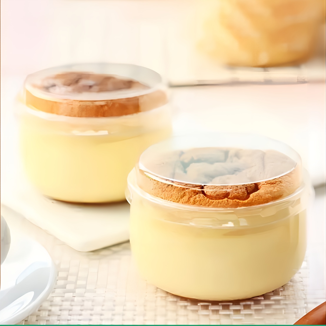 Disposable Pudding Cups With Lids Heat Resistant Plastic - Temu