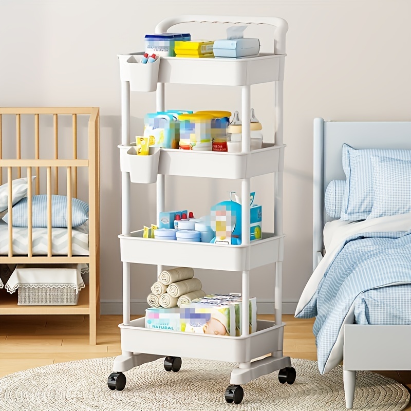 Multifunctional Kitchen Trolleys Baby Supplies Storage Cabinet Auxiliary  Cart with Wheels Multi-layer Baby Bottle Organizer Cart - AliExpress