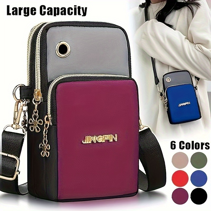 Bolso de hombro pequeño, bolso bandolera para teléfono móvil, cartera,  bolsos cruzados ligeros para mujer YONGSHENG 8390606843777