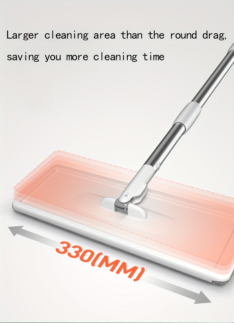 hands   mop with bucket dual purpose dry and wet cleaning ideal for bedroom   room bathroom   plastic household floor mop tool details 13