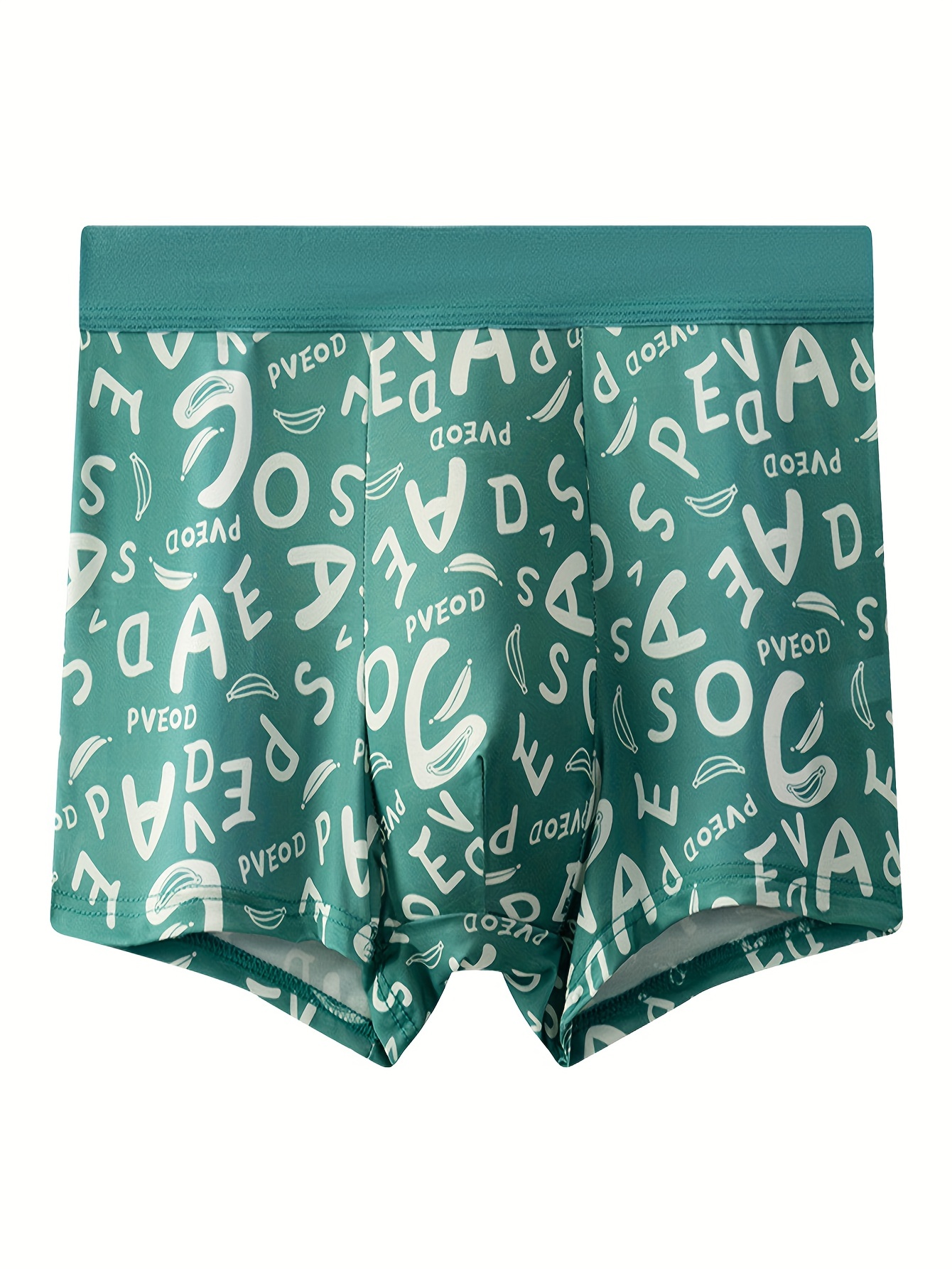 4pcs Men's Ice Silk Cool Underwear, Graphene Antibacterial Breathable Soft  Comfy Boxer Briefs Shorts, Men's Fashion Graphic Underpants, Multicolor Set