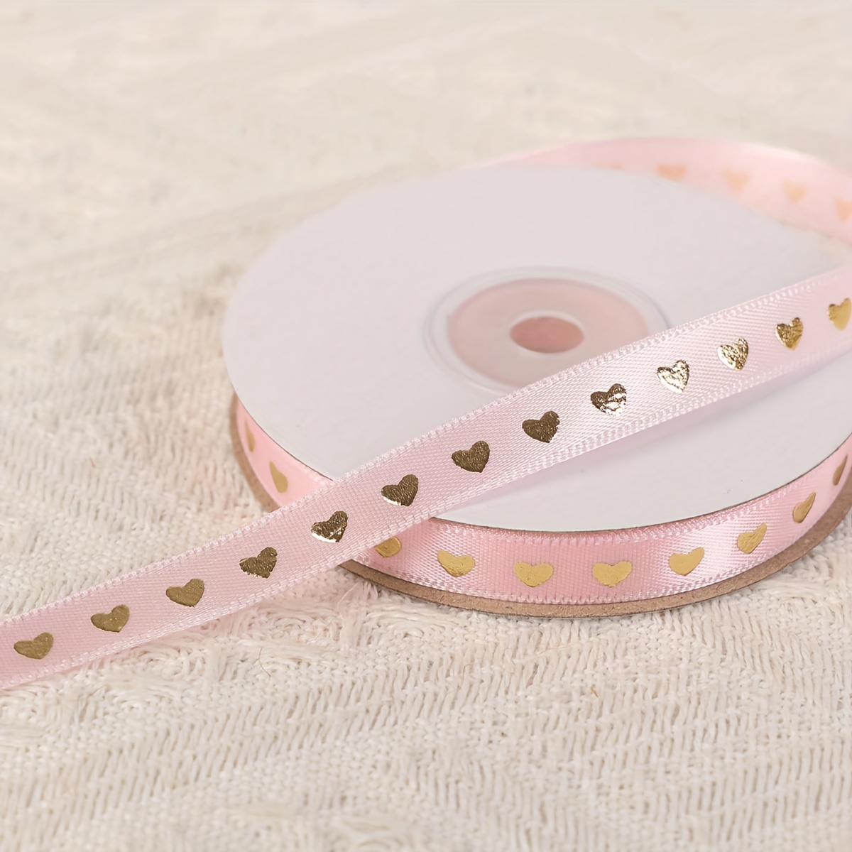 Thread Tape Printed Word Tape Heart Style Bronzing Ribbon Flower Gift  Packaging Ribbon, Ribbons For Bouquets, Flower Wrapping Paper, Craft  Supplies Clearance, Fabric, Handmade Wedding Bouquets Material - Temu
