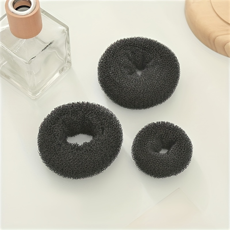 Bun Head Tie Donut Shape Hair Accessory for Short Thin Hair