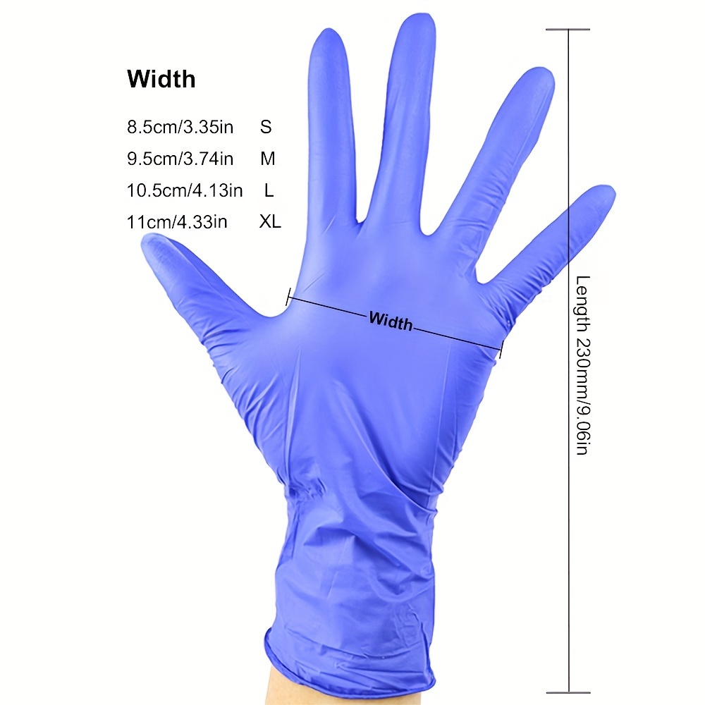 Gants latex non poudrés : gants jetables non stériles