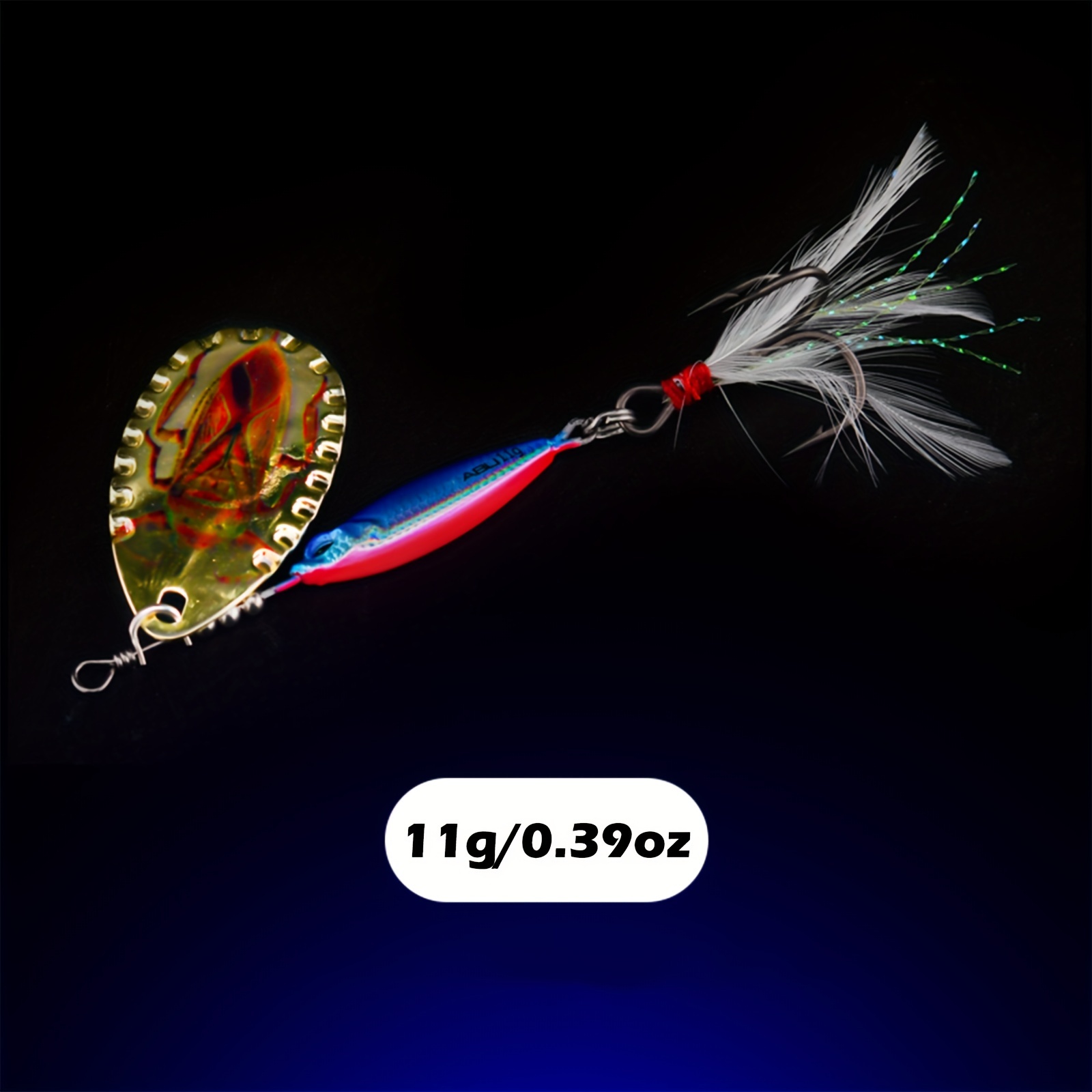 Colorful Sequin Spoon Fishing Lure Artificial - Temu