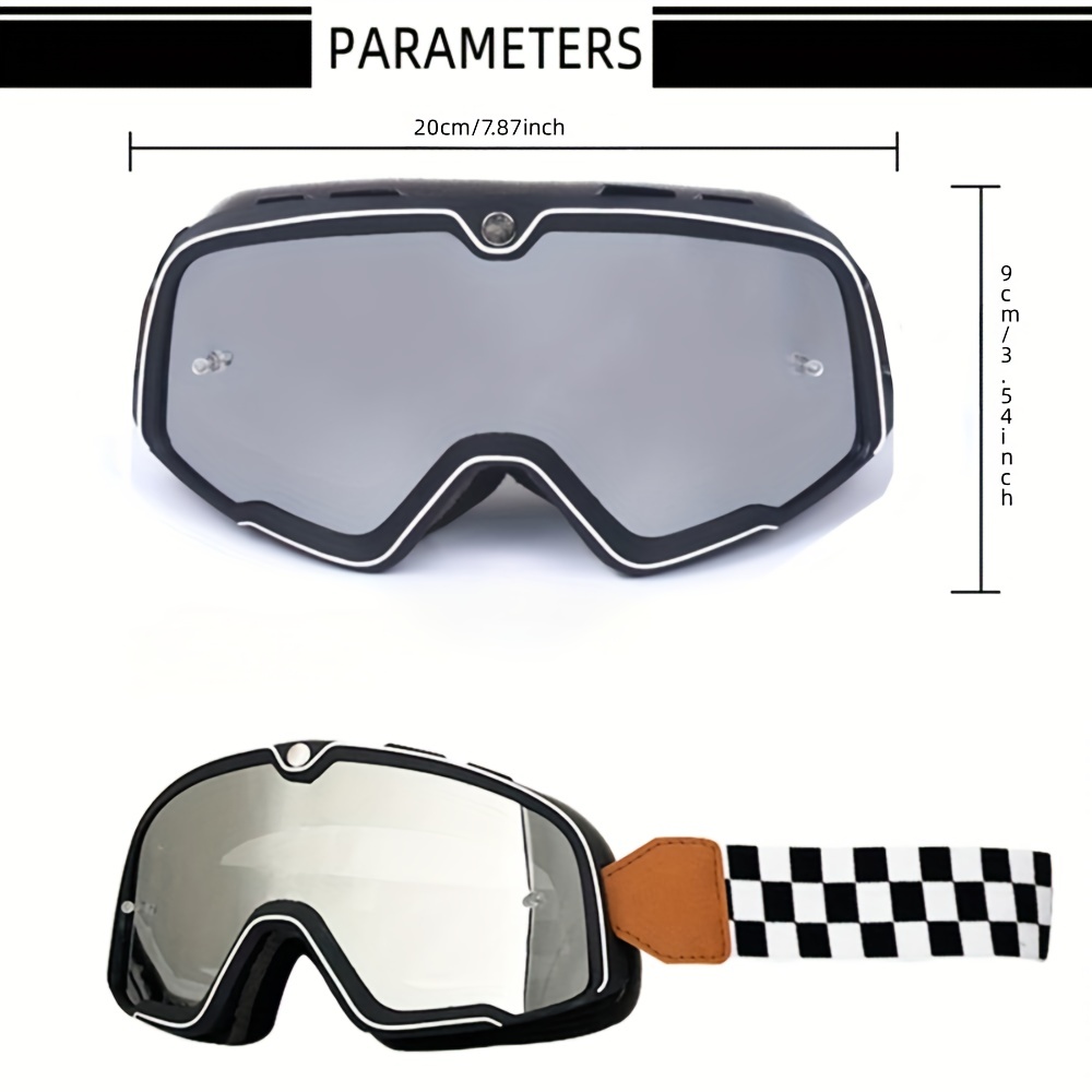 Gafas De Esquí Unisex Vintage Moda Para Hombre Gafas De Esquí