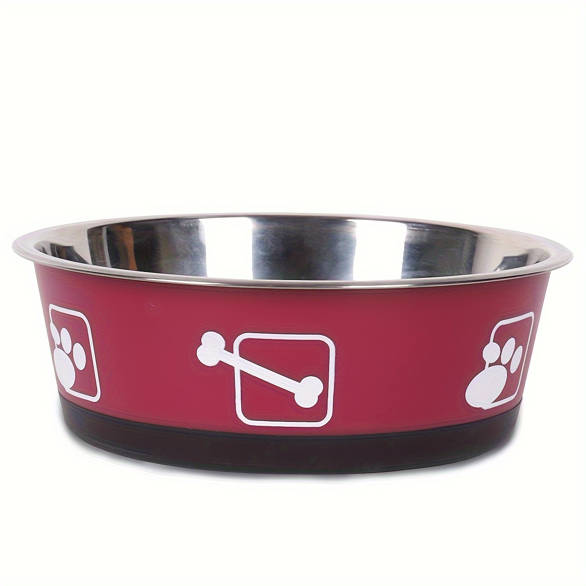 Supet Non-slip Stainless Bowl - Durable, Easy Feeder For Small To Large Breeds