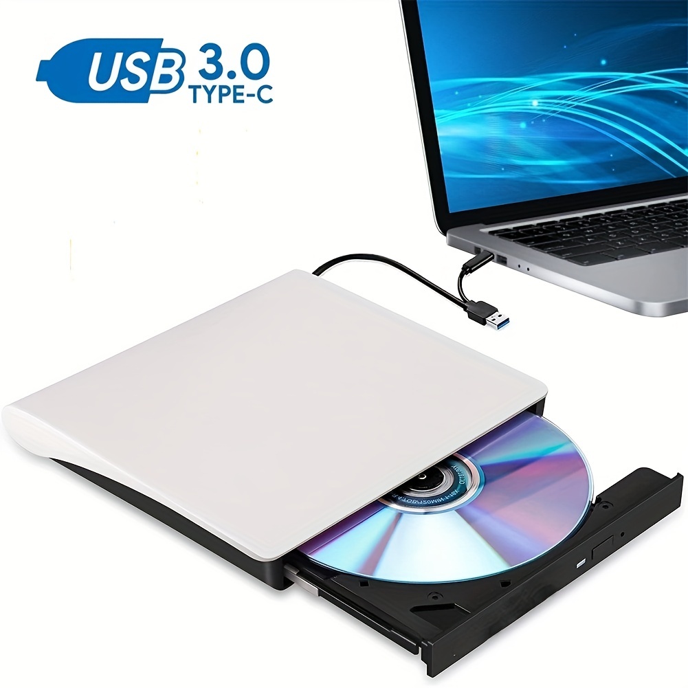 Lecteur CD DVD Externe Pour Ordinateur Portable USB 3.0 Type - Temu France