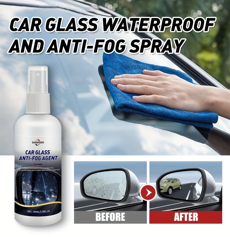  60ML Anti Fog Spray, Auto Windshield Cleaning Agent