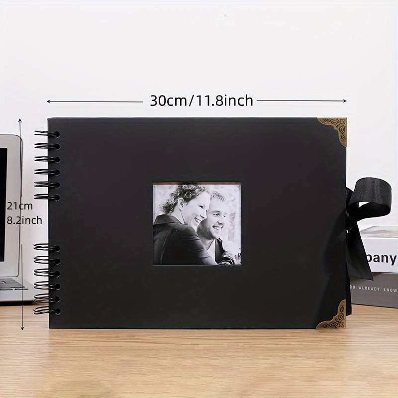 Scrapbook Photo Album Diy Set Scrap Book Album Hardcover - Temu