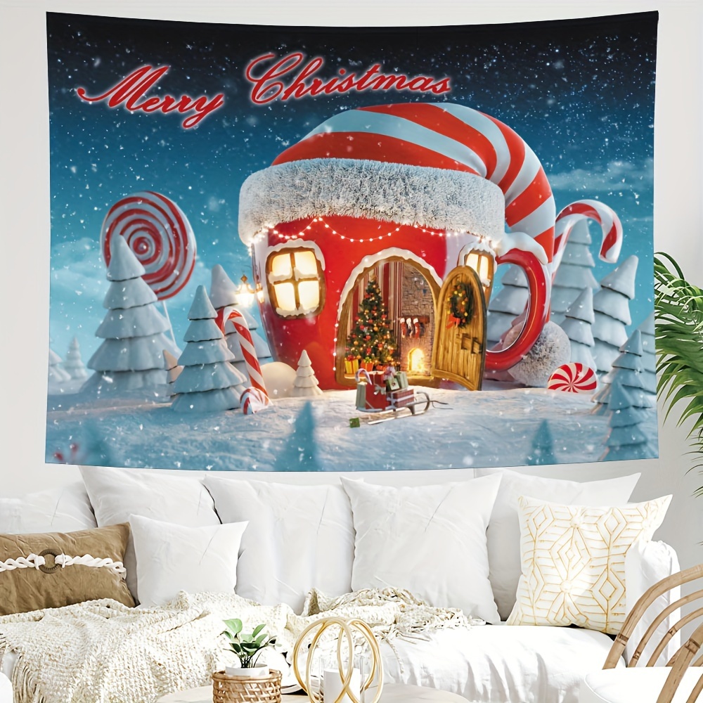 1 Stück Wandteppich „frohe Weihnachten“ - Temu Austria