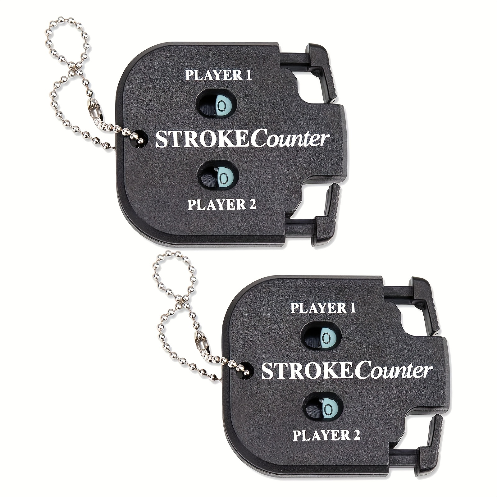 Golf Score Indicator 2 Player Stroke Counter Handheld Scorer, Mini Digits  Square Golf Square Handy Count Shot Outdoor Sport Clicker With Keychain For Golf  Game Scorekeeper Golf Gadgets - Temu