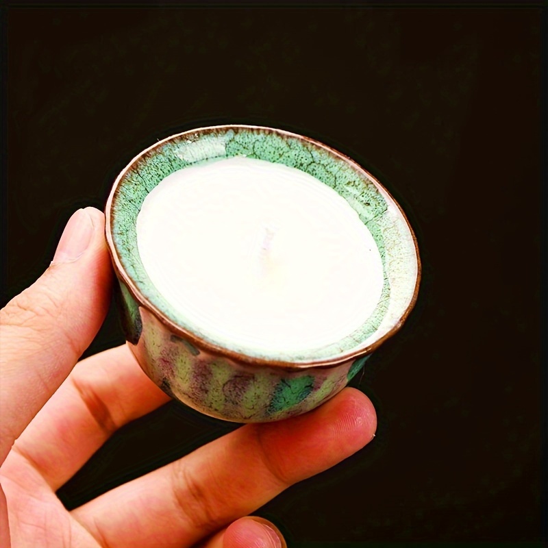 Mini Ceramic Candle Tins Empty Candle Tins Containers Diy - Temu