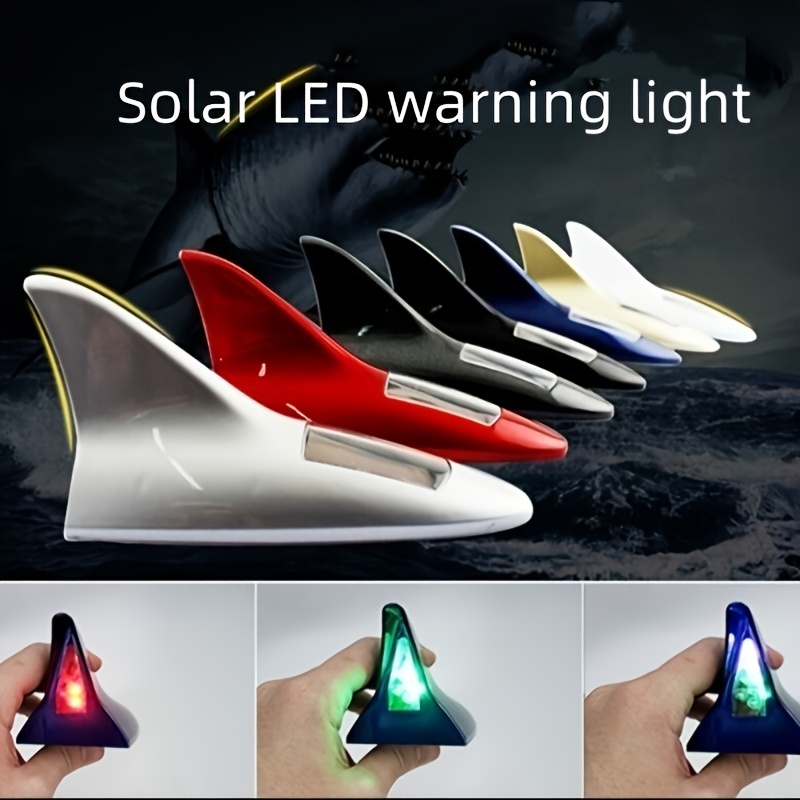 Universal Auto Mini Heckflügel Spoiler LED Solarbetriebene