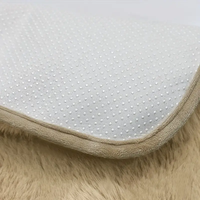 Coussin de siège carré en fausse fourrure de lapin, coussin de chaise en polaire épaisse pour chaises de salle à manger, canapé paresseux confortable avec fond antidérapant, orange, 50 x 50 cm Coussin de siège carré en fausse fourrure de lapin, coussin de chaise en polaire épaisse pour chaises de salle à manger, canapé paresseux confortable avec fond antidérapant, orange, 50 x 50 cm