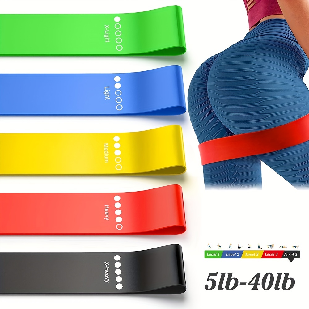 Yoga Resistance Band Fitness Stretching Tension Bands - Temu