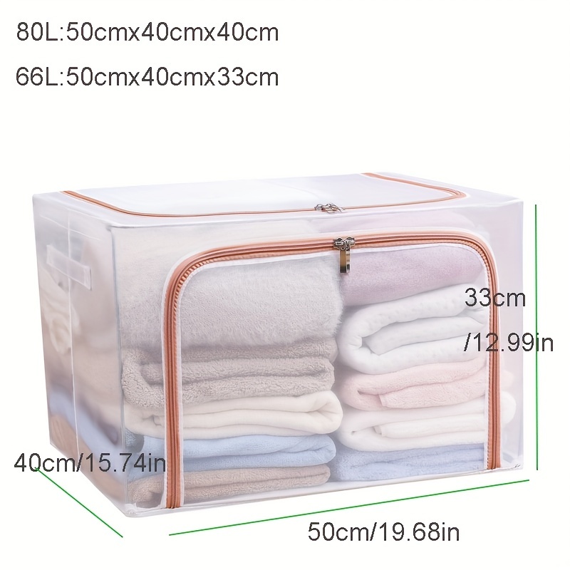 Lipstore Storage Boxes Clear Baby Clothes Storage Case Portable Toy Storage Organizer Box 80l Other Optional
