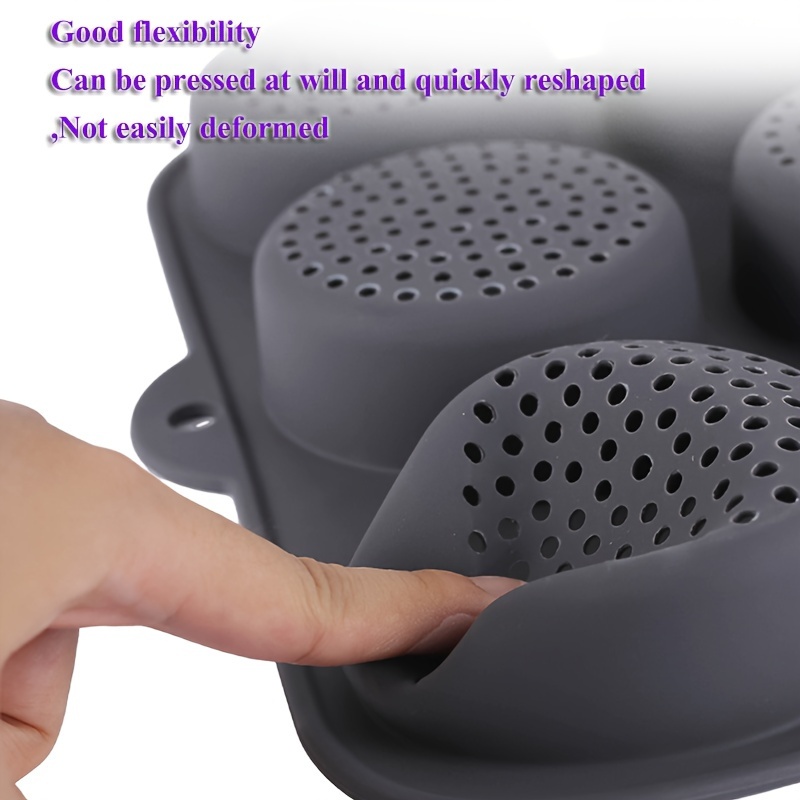 1pc hamburger bun mold 12 cavity french bread mold heat and cold resistant baking tools home kitchen accessories details 4