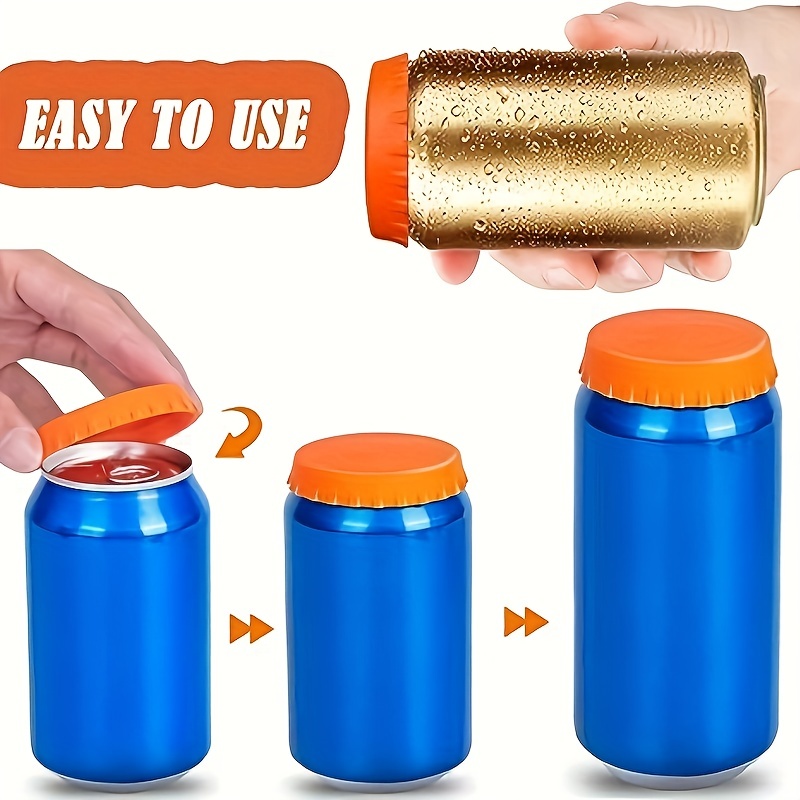 1pc Reusable Beverage Can Lid, Anti-leakage & Dustproof & Sealing