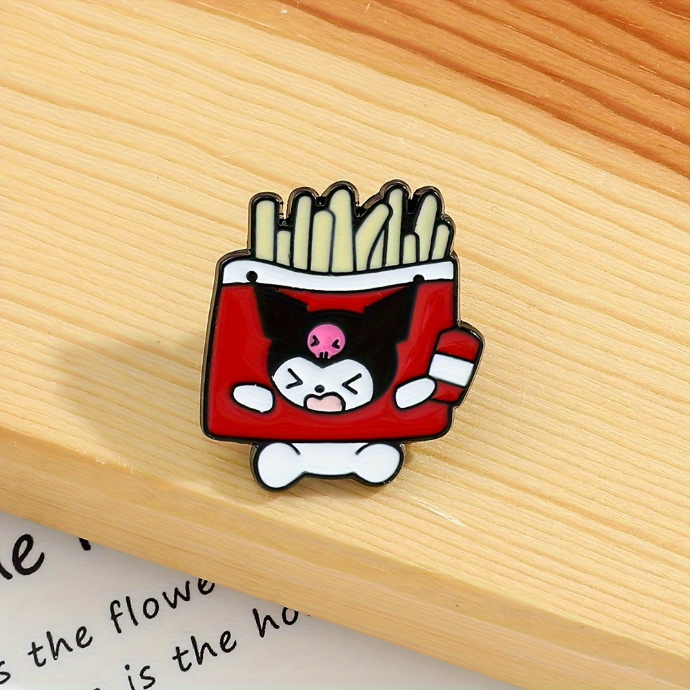 Kuromi Play Time Enamel Brooch Cute Anime Collectible Pinterest Idea Pins  For Backpack, Hat, Bag, Collar, Lapel From Baby_topwholesaler1, $0.52