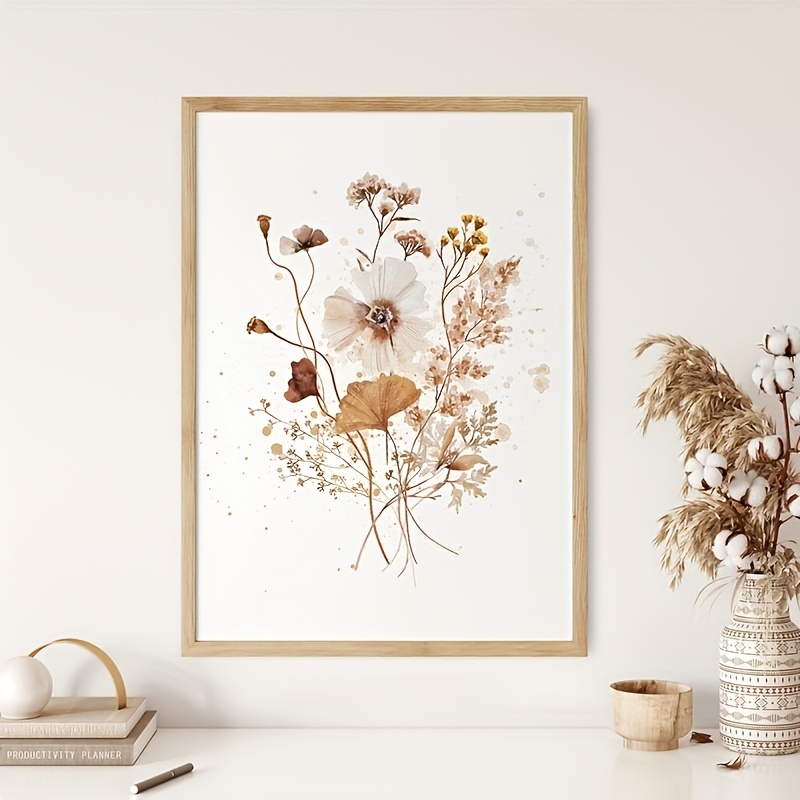 Watercolor Dried Plants Poster - Dried plants watercolour 