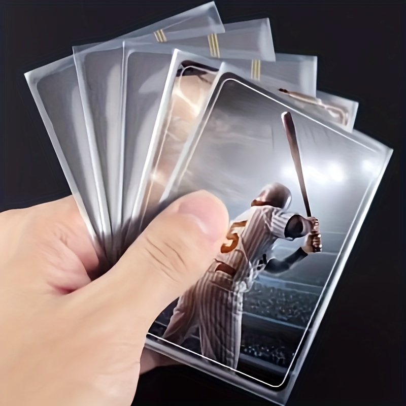 Top Loading Card Sleeves Hard Plastic Card Sleeves Baseball - Temu