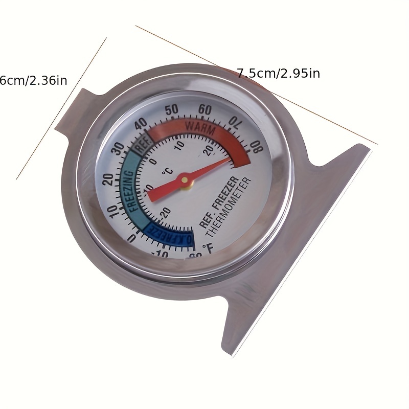 Stainless Steel Refrigerator Thermometer Precision - Temu