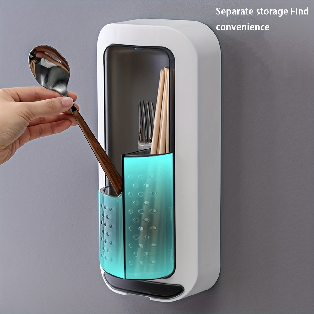 Rotating Chopstick Cage Spoon Storage Wall-mounted Rack