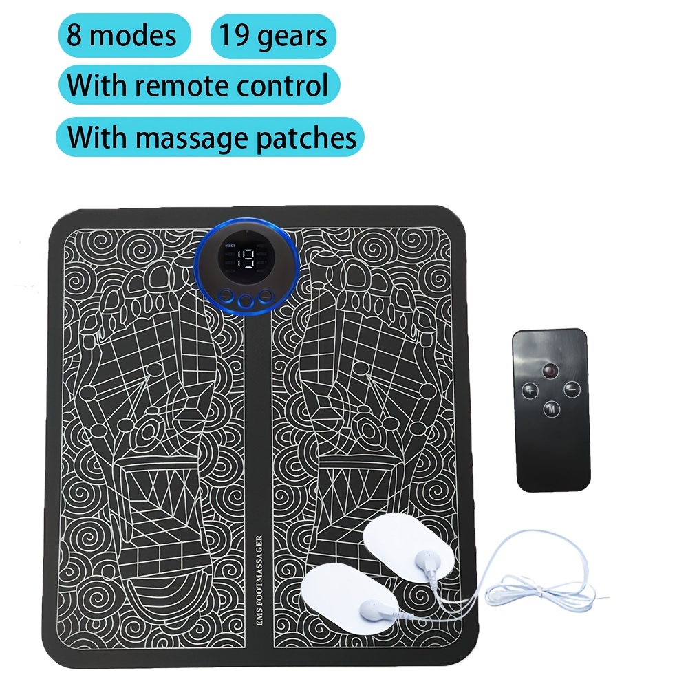 ✨Rechargeable Portable EMS Electric Foot Massage Pad Feet Simulator . . .  inbox for order