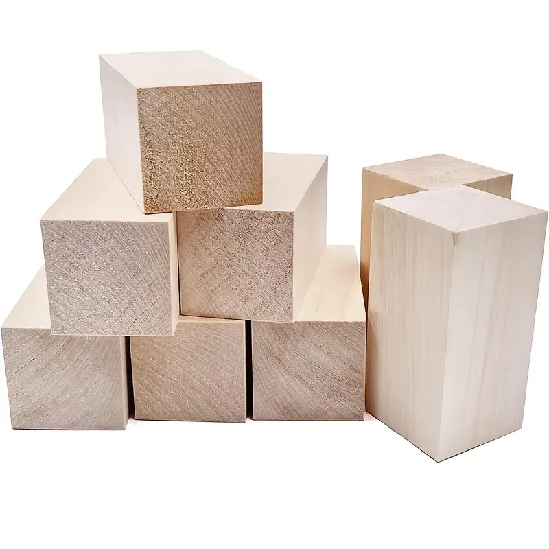 1pc Basswood Carving Blocks Small Balsa Wood Blocks For Carving, Beginner  Or Expert Basswood Carving Or Whittling Kit